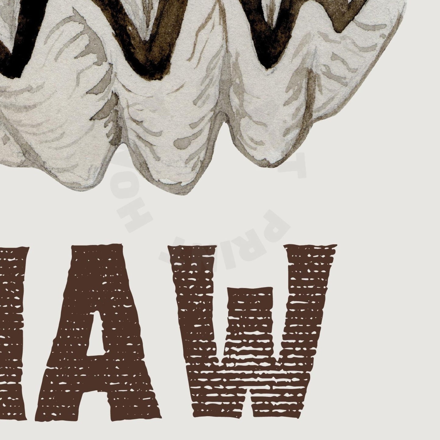 Yee Haw Seashell And Cowboy Hat Poster