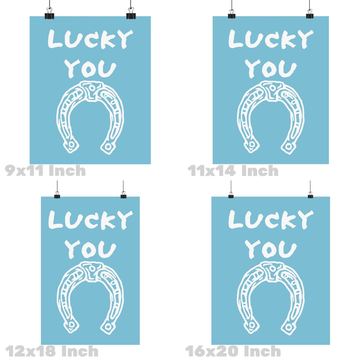 Surf Blue Lucky You Poster