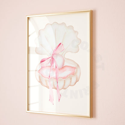 Pearl With Pink Bow Digital Prints