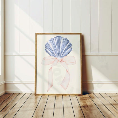 Seashell Bow Digital Prints