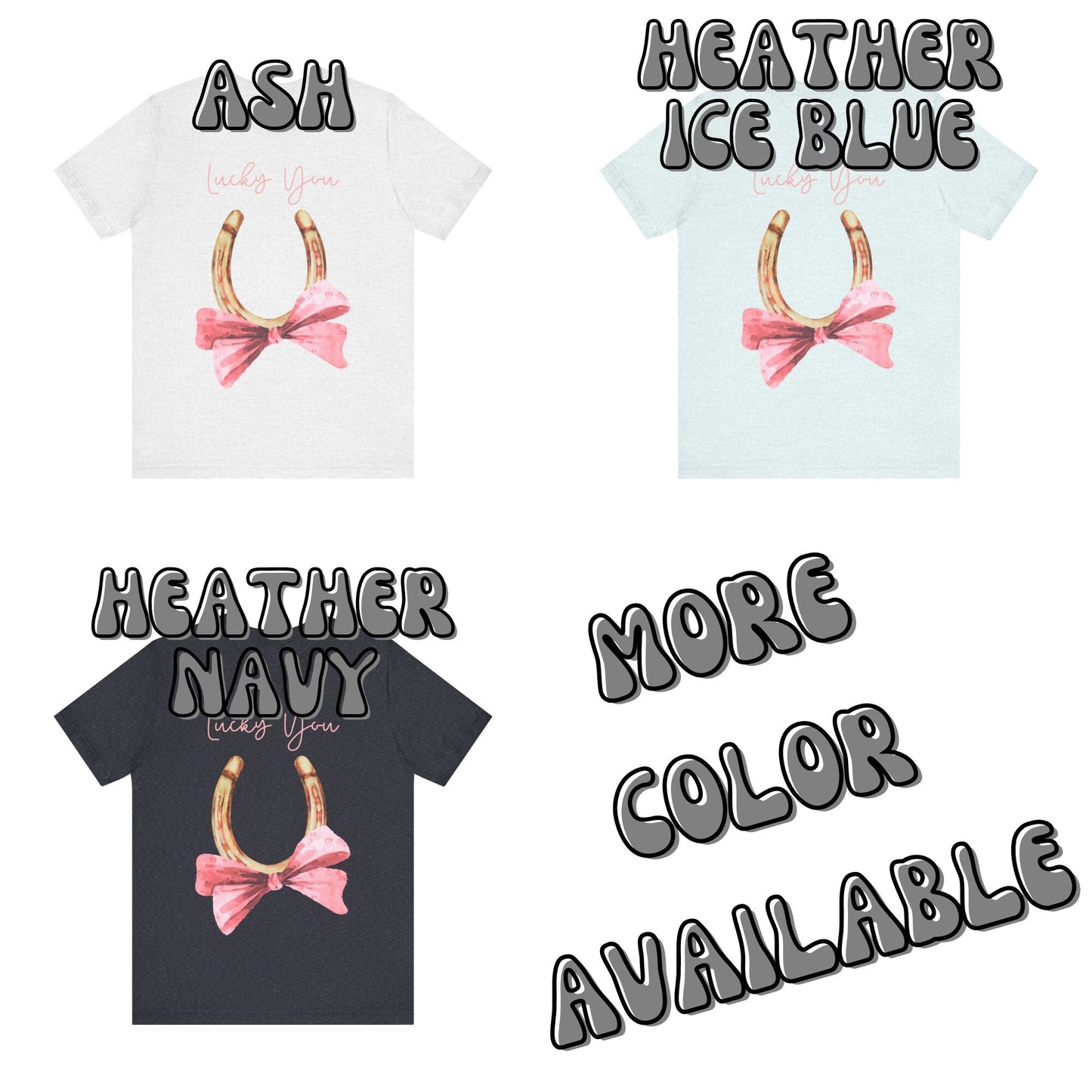 Lucky You Horseshoe With Bow T-Shirt