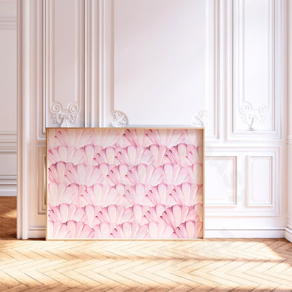 Landscape Pink Seashells Digital Prints