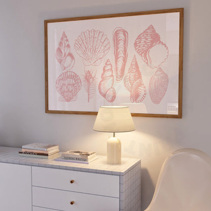 Landscape Pink Seashells Digital Prints