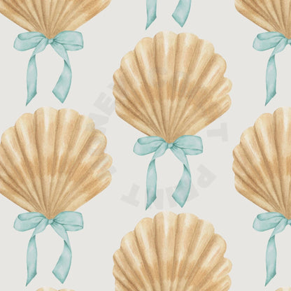 Seashells & Bows Digital Prints