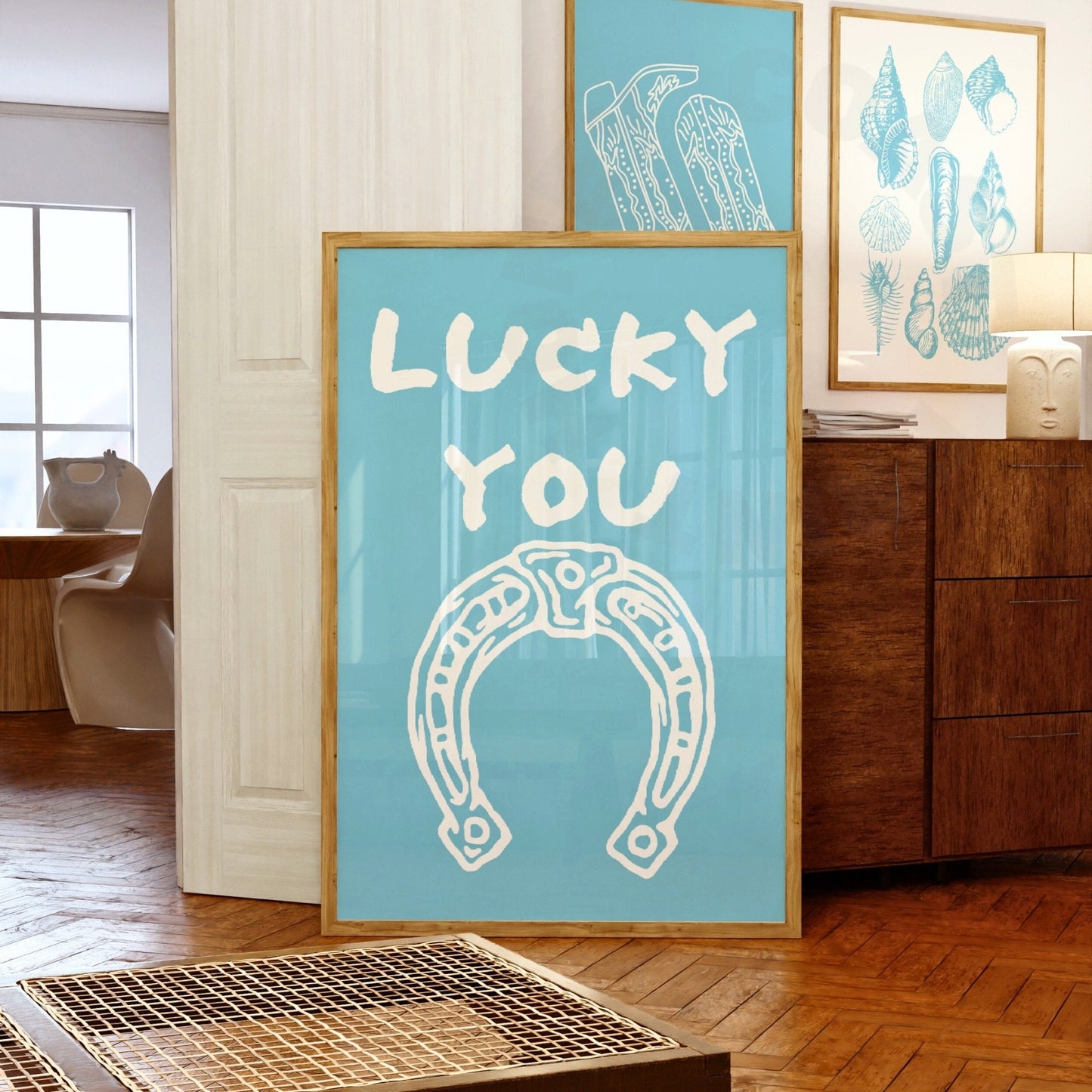 Surf Blue Lucky You Poster