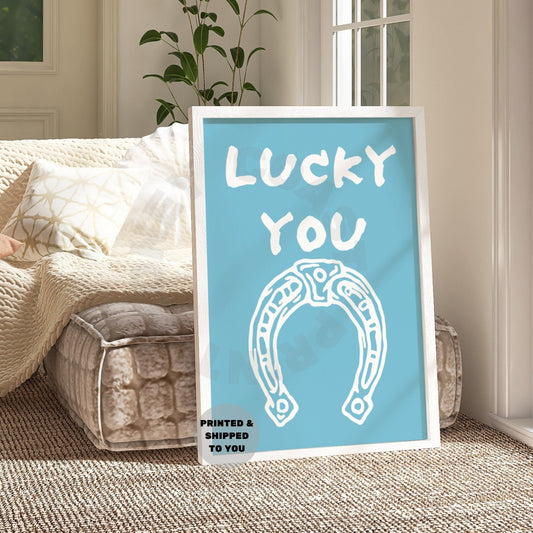 Surf Blue Lucky You Poster