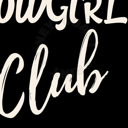 Monotone Anti Social Cowgirl Club Poster