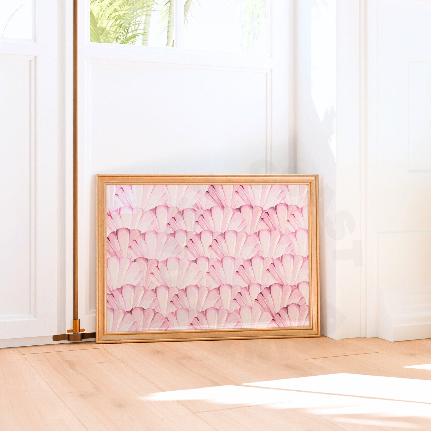 Landscape Pink Seashells Digital Prints