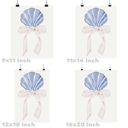 Seashell Bow Poster