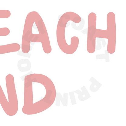 Pink I Love You To The Beach And Back Poster