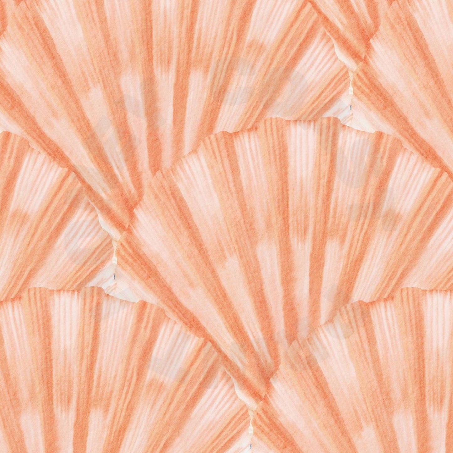 Landscape Sunny Orange Seashells Digital Prints