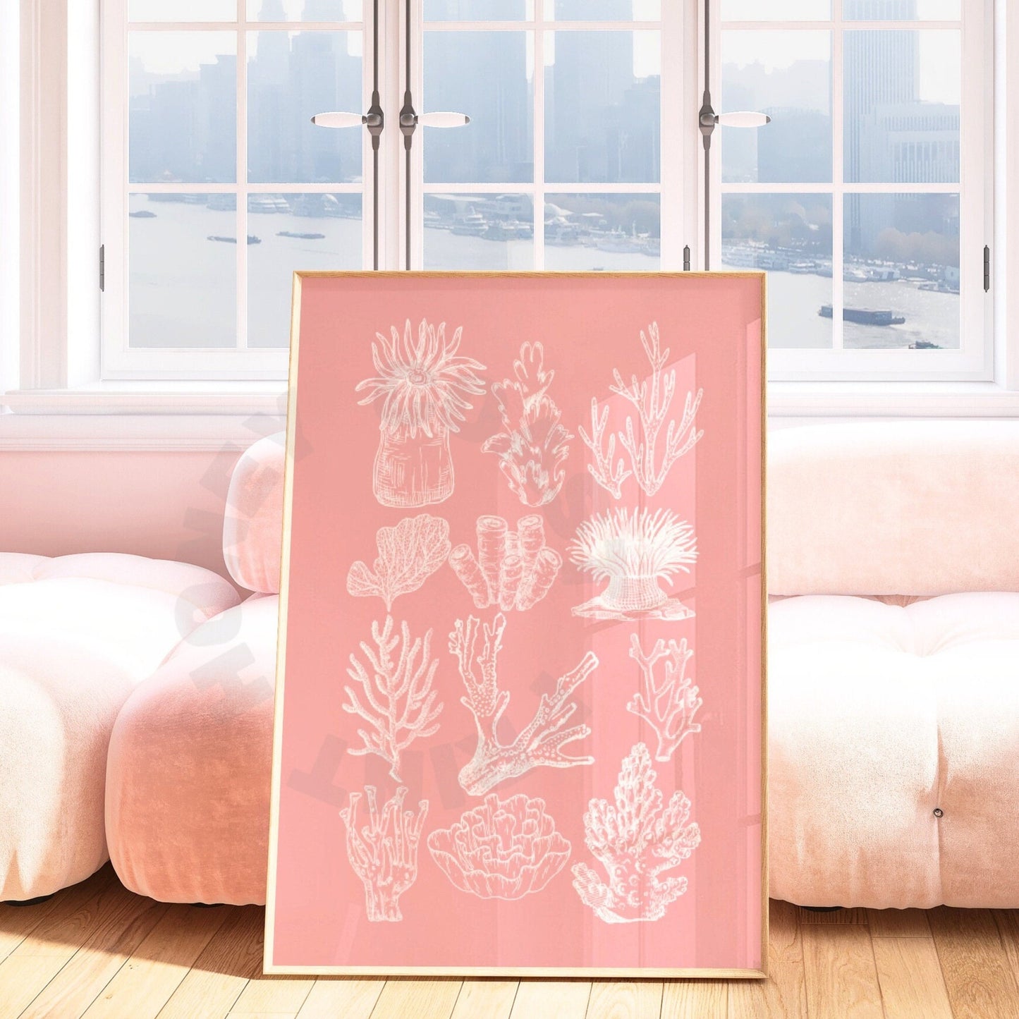 Pink Corals Digital Prints