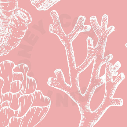 Landscape Pink Corals Digital Prints