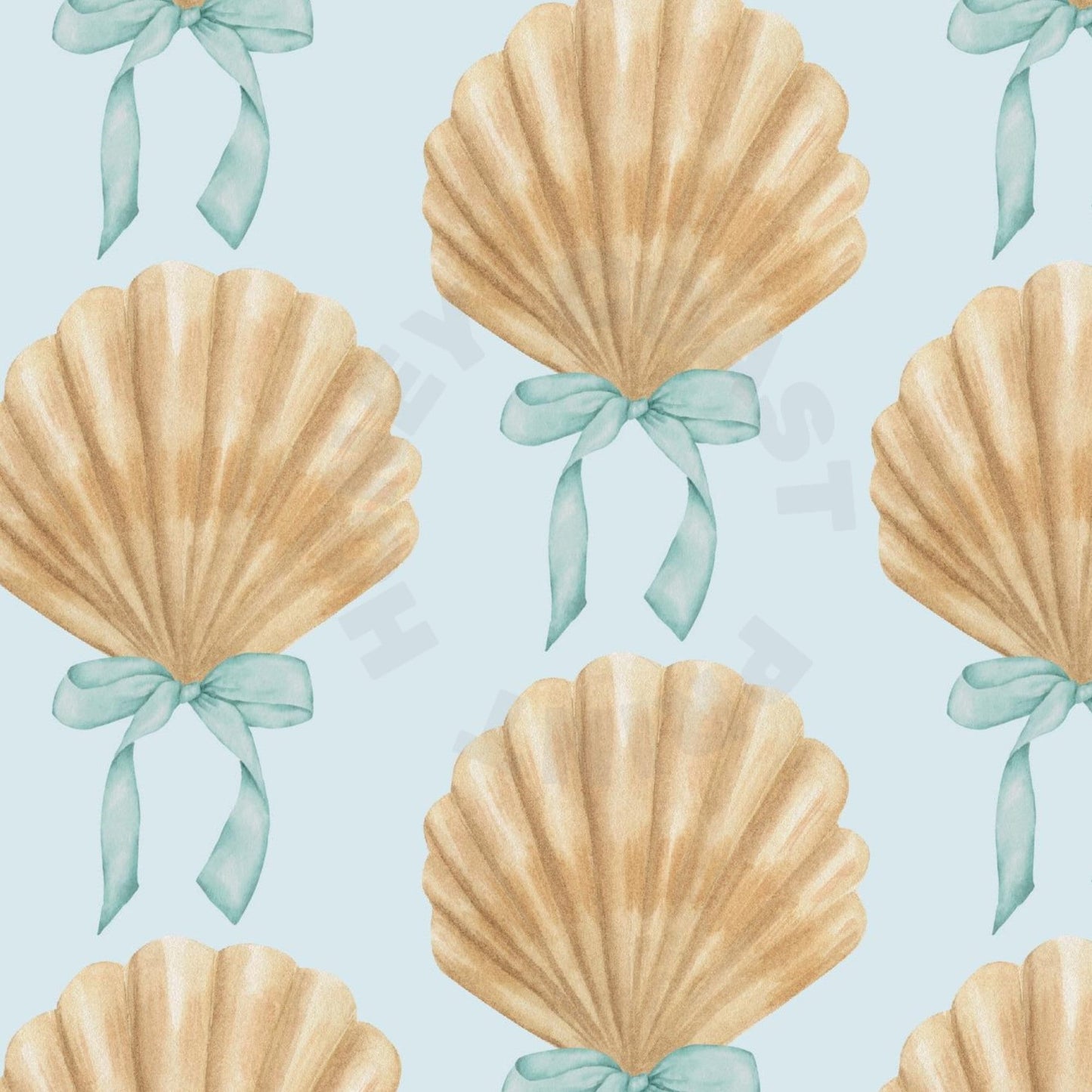 Seashells & Bows Poster