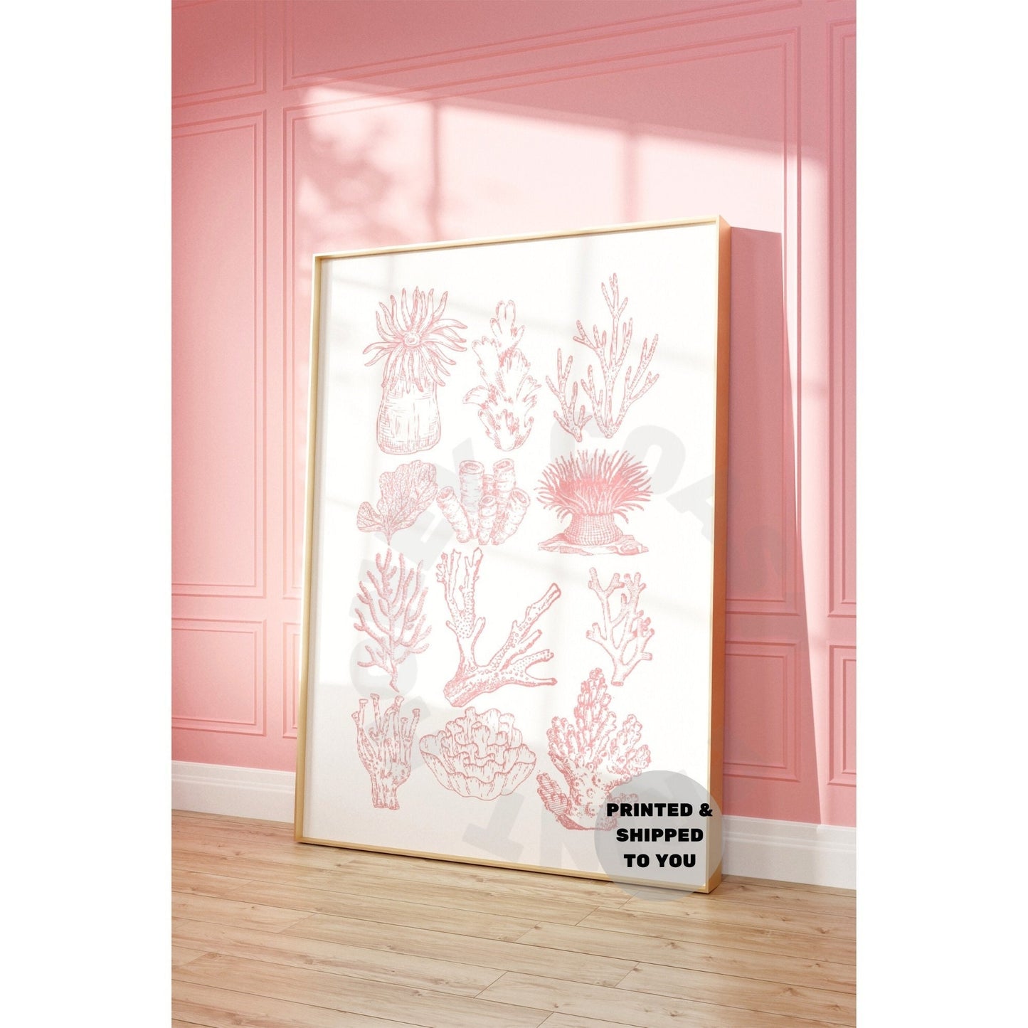 Pink Corals Poster