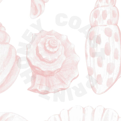 Pink Seashells Digital Prints