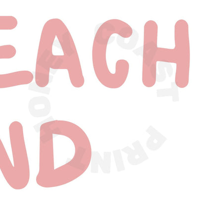 Pink I Love You To The Beach And Back Digital Prints