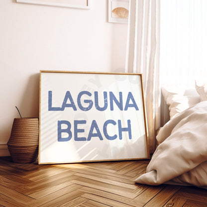 Landscape Coastal Blue Laguna Beach Digital Prints