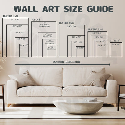 Beige Hand Drawn Seashells Poster