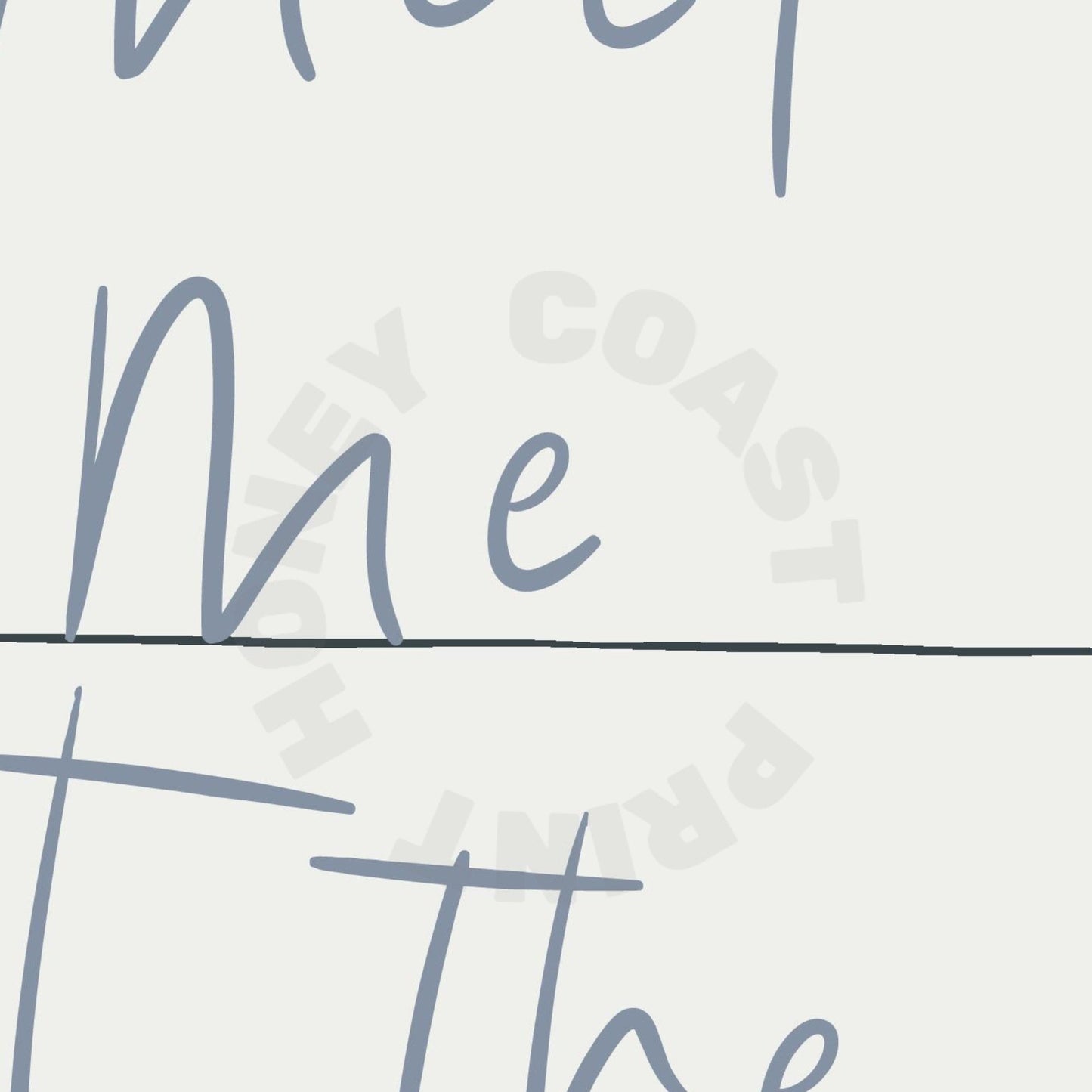 Coastal Blue Meet Me At The Beach Love Letter Digital Prints