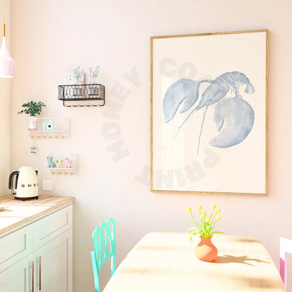 Coastal Blue Lobster Digital Prints