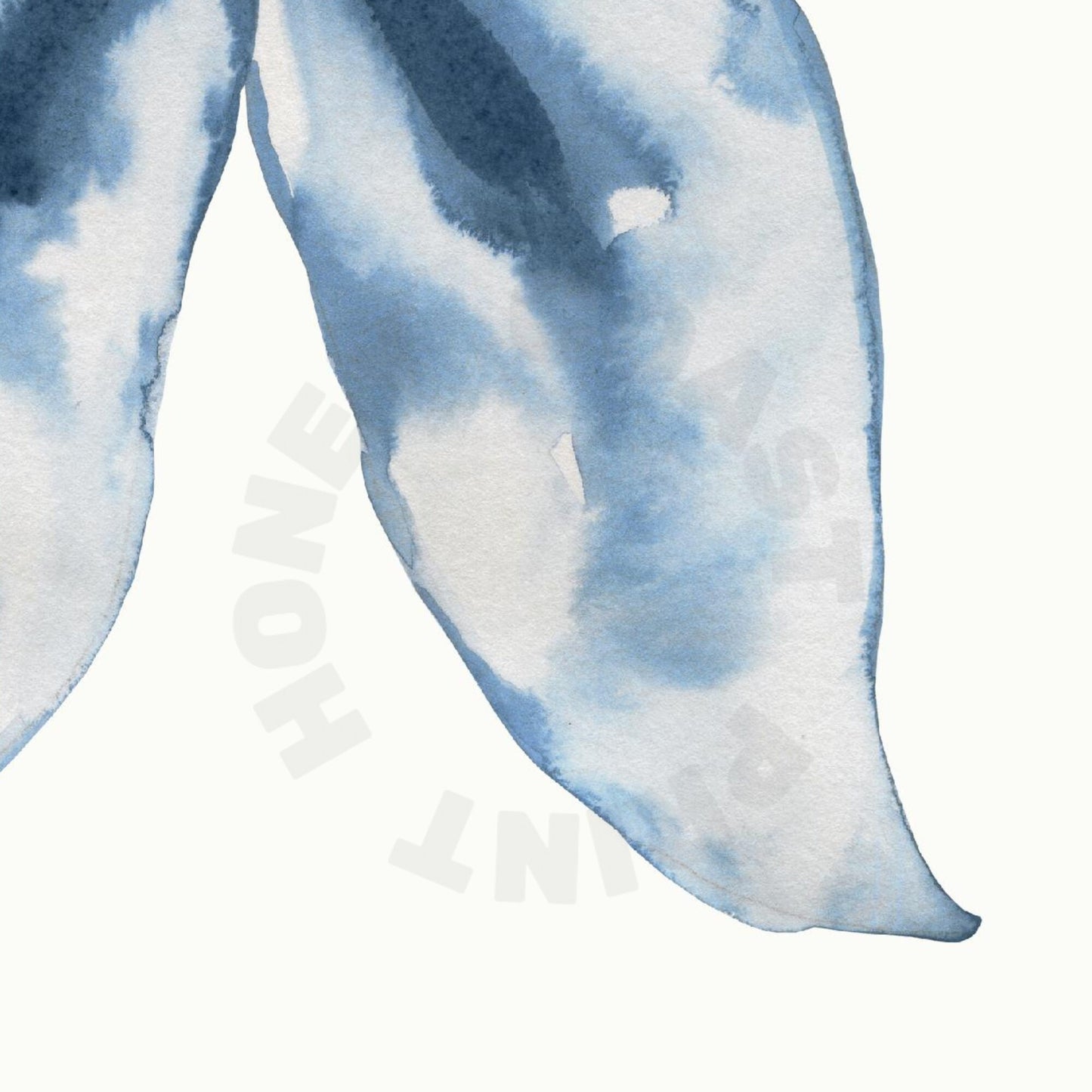 Night Sky Blue Hair Bow Digital Prints